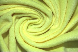 Ткань Флис, цвет ТРХ 12-074  Светло- желтый, 220 г/м2.