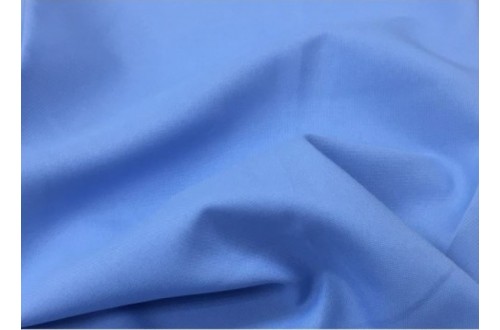 Ткань Габардин, цвет голубой 160 г/м2