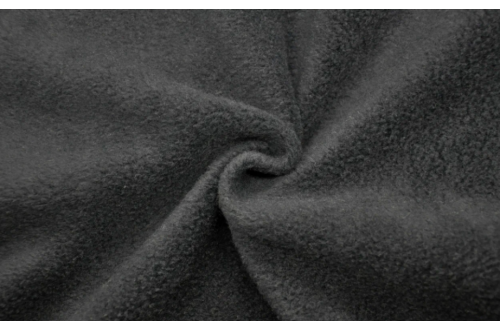 Флис двухсторонний FDY, 280 г/м2, цвет "Черный"